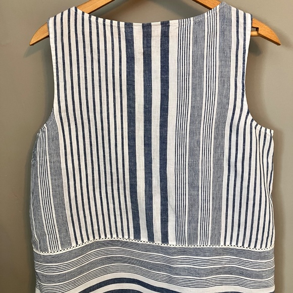 J. Jill flowy 100% linen top size medium petite - Picture 4 of 4